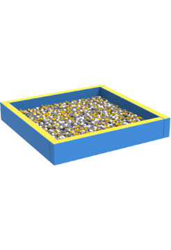 Сухой бассейн для детей квадратный 250х250 см HOP-HOP